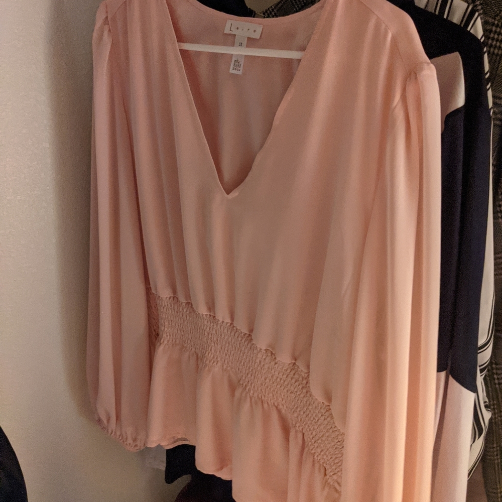 Pink blouse